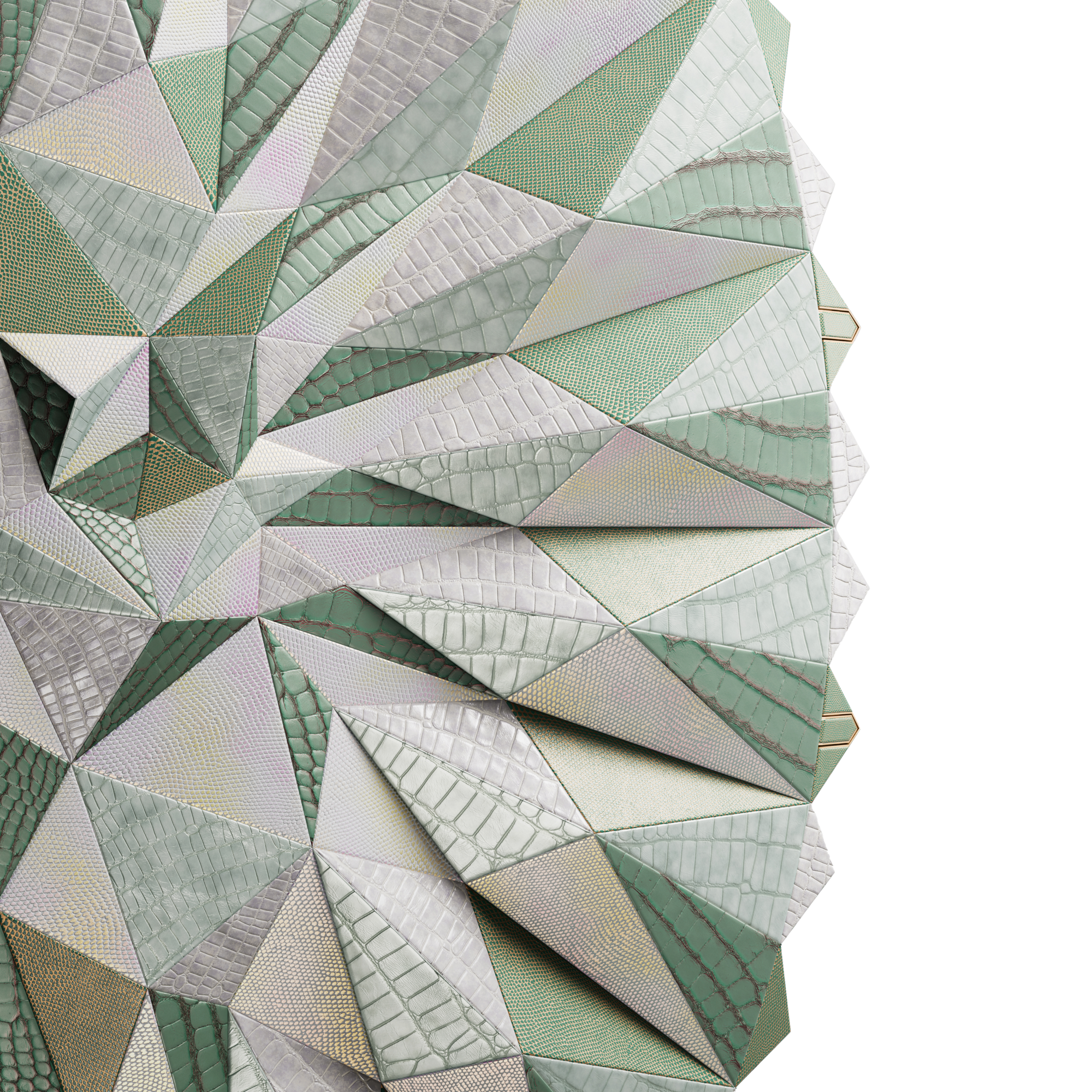 Kaleidoscope Exo - Green - Unique Piece - Trunks, Travel and Home